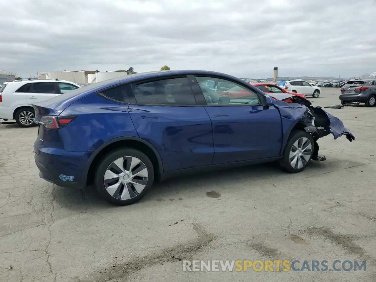 3 Photograph of a damaged car 5YJYGDEEXLF014178 TESLA MODEL Y 2020