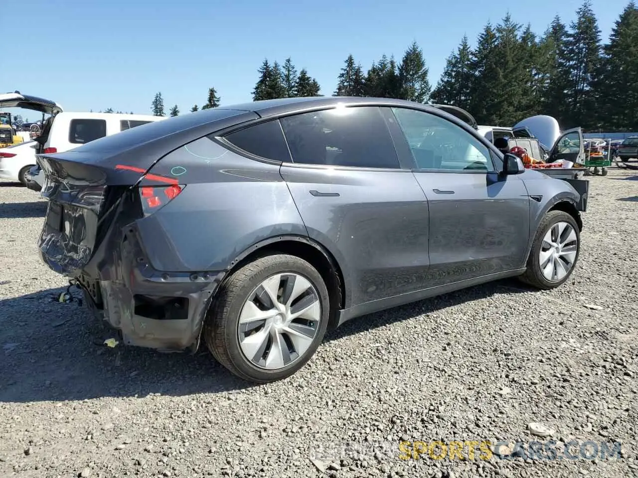 3 Photograph of a damaged car 5YJYGDEEXLF017789 TESLA MODEL Y 2020