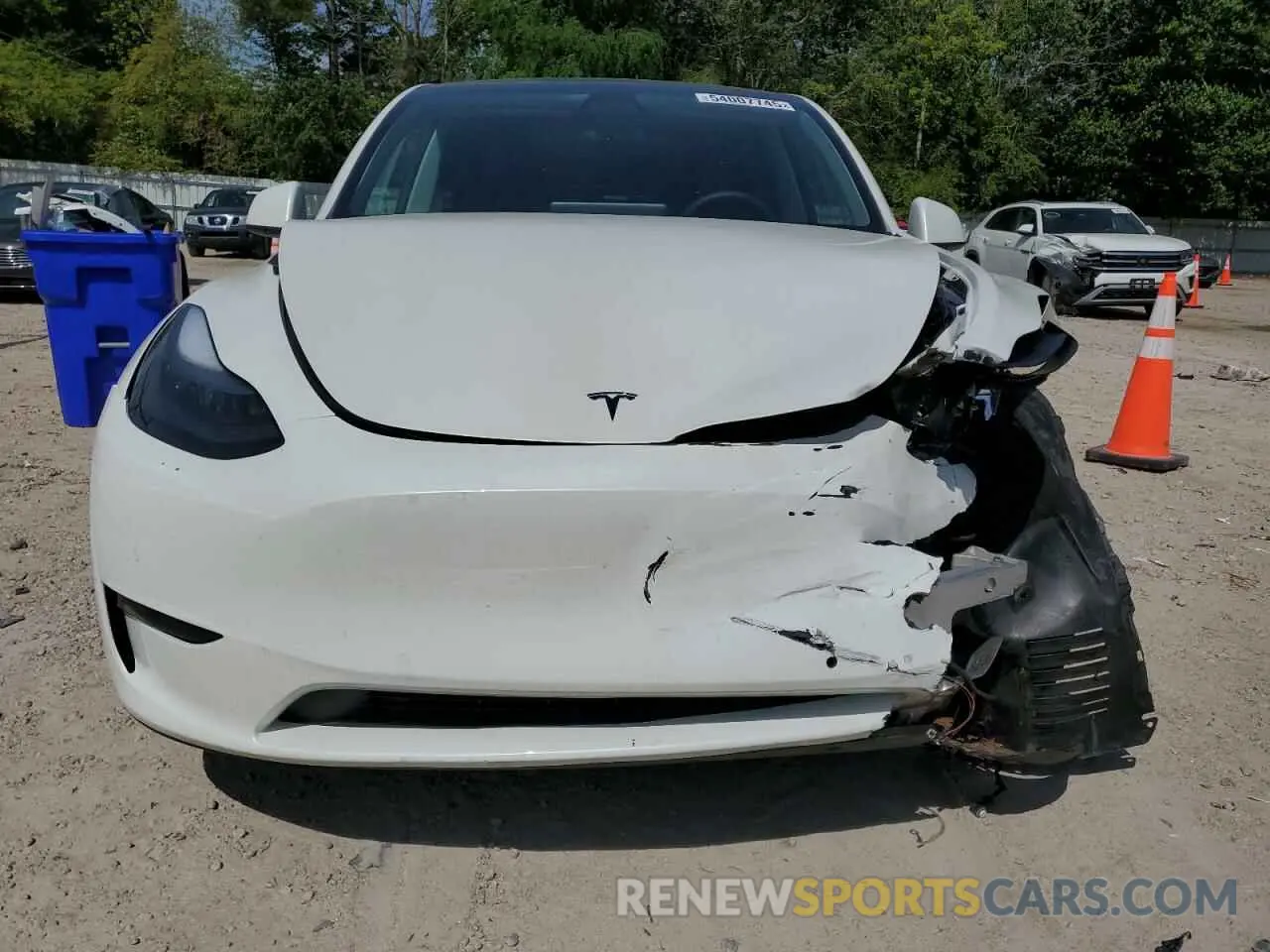 5 Photograph of a damaged car 5YJYGDEEXLF043910 TESLA MODEL Y 2020