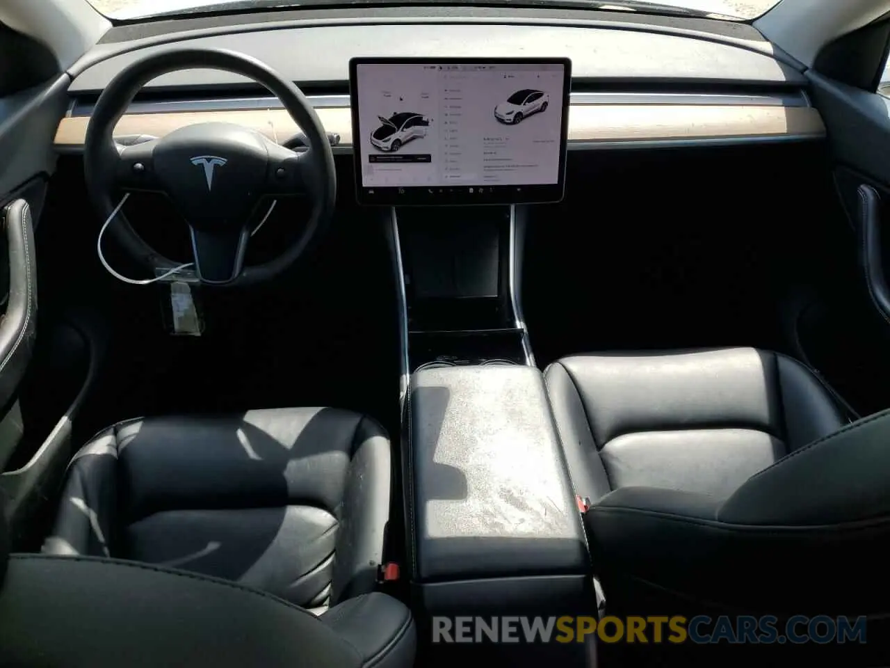 8 Photograph of a damaged car 5YJYGDEEXLF043910 TESLA MODEL Y 2020
