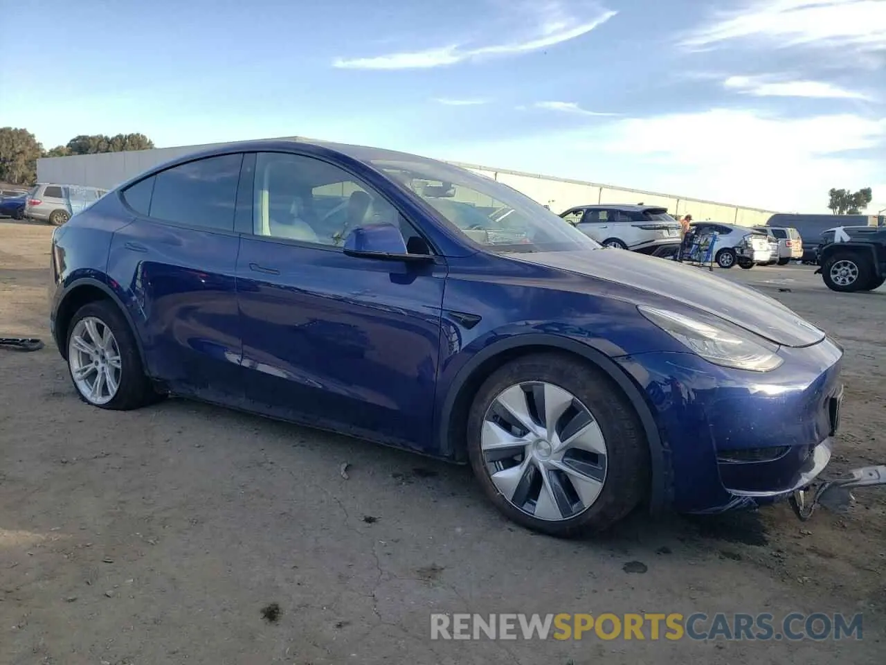 4 Photograph of a damaged car 5YJYGDEEXLF057791 TESLA MODEL Y 2020