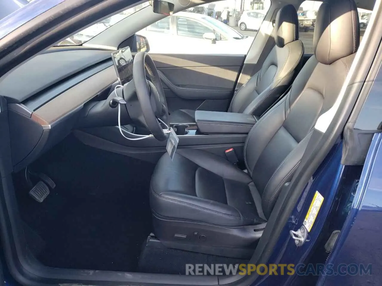 7 Photograph of a damaged car 5YJYGDEEXLF057791 TESLA MODEL Y 2020