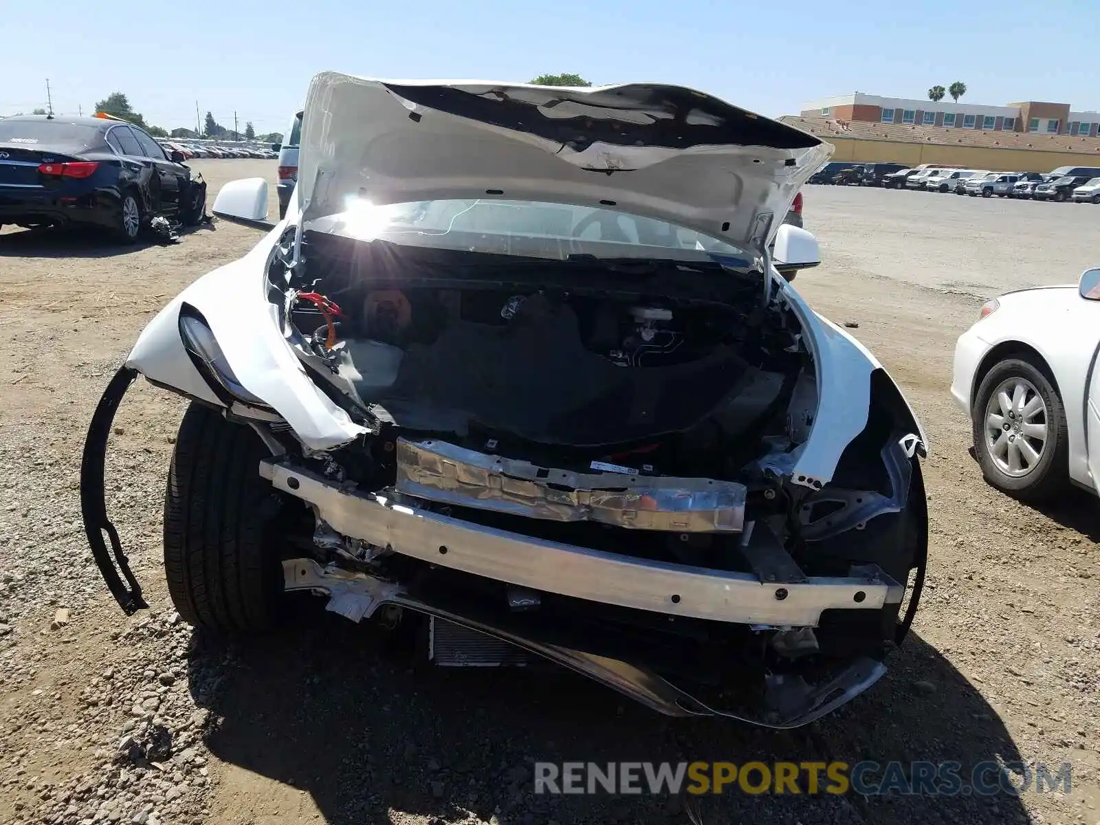 9 Photograph of a damaged car 5YJYGDEEXLF058942 TESLA MODEL Y 2020