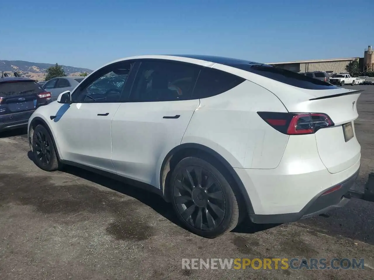2 Photograph of a damaged car 5YJYGDEF0LF003098 TESLA MODEL Y 2020