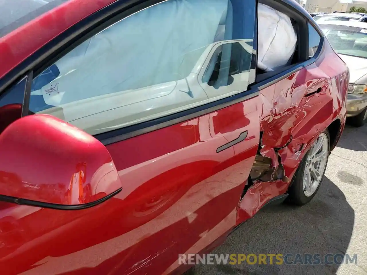 9 Photograph of a damaged car 5YJYGDEF0LF005675 TESLA MODEL Y 2020