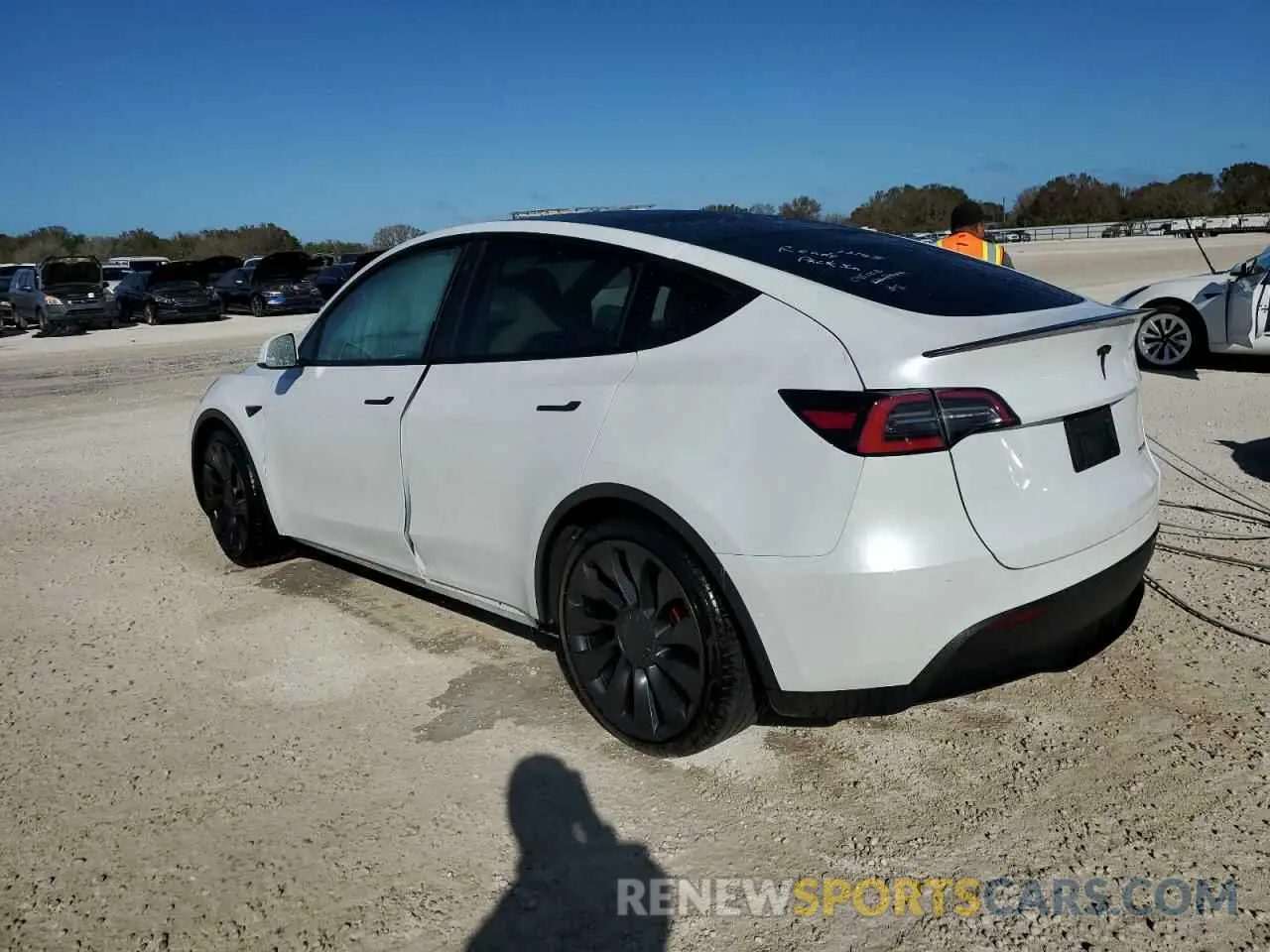 2 Photograph of a damaged car 5YJYGDEF0LF015008 TESLA MODEL Y 2020