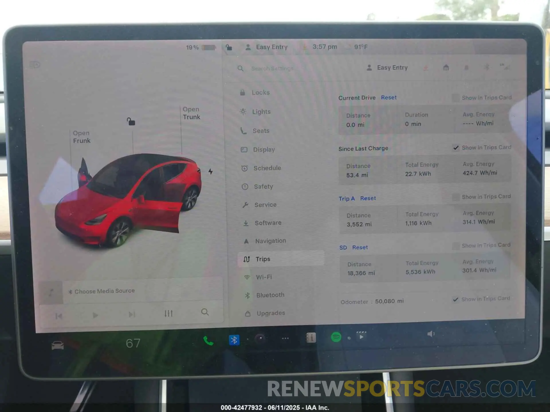 7 Photograph of a damaged car 5YJYGDEF0LF039096 TESLA MODEL Y 2020