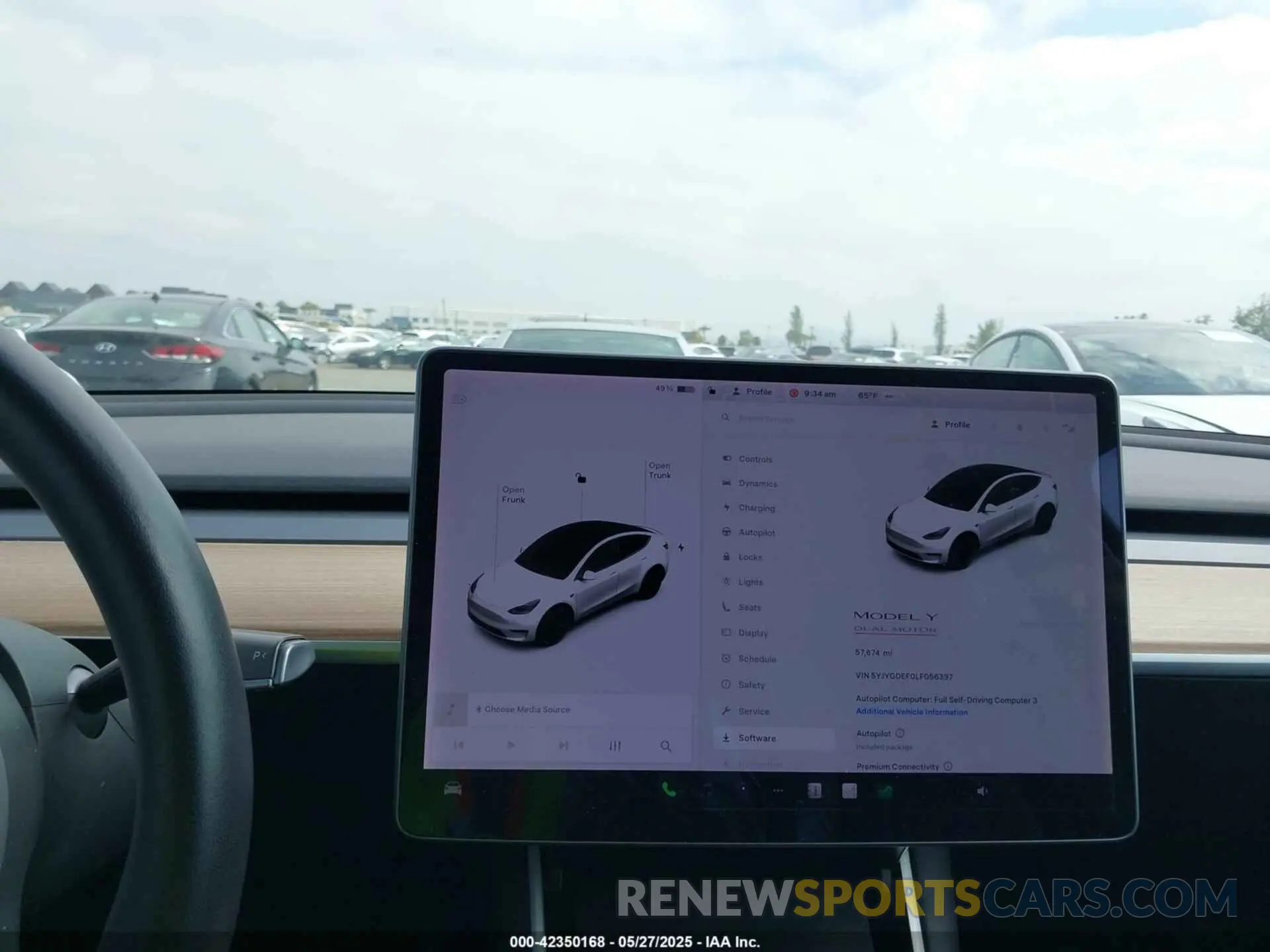 19 Photograph of a damaged car 5YJYGDEF0LF056397 TESLA MODEL Y 2020