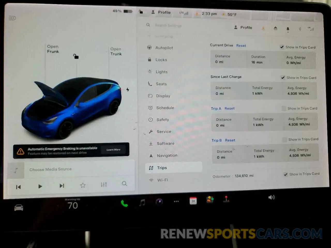 9 Photograph of a damaged car 5YJYGDEF1LF035901 TESLA MODEL Y 2020