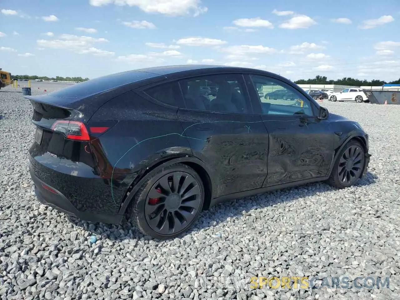 3 Photograph of a damaged car 5YJYGDEF1LF049782 TESLA MODEL Y 2020