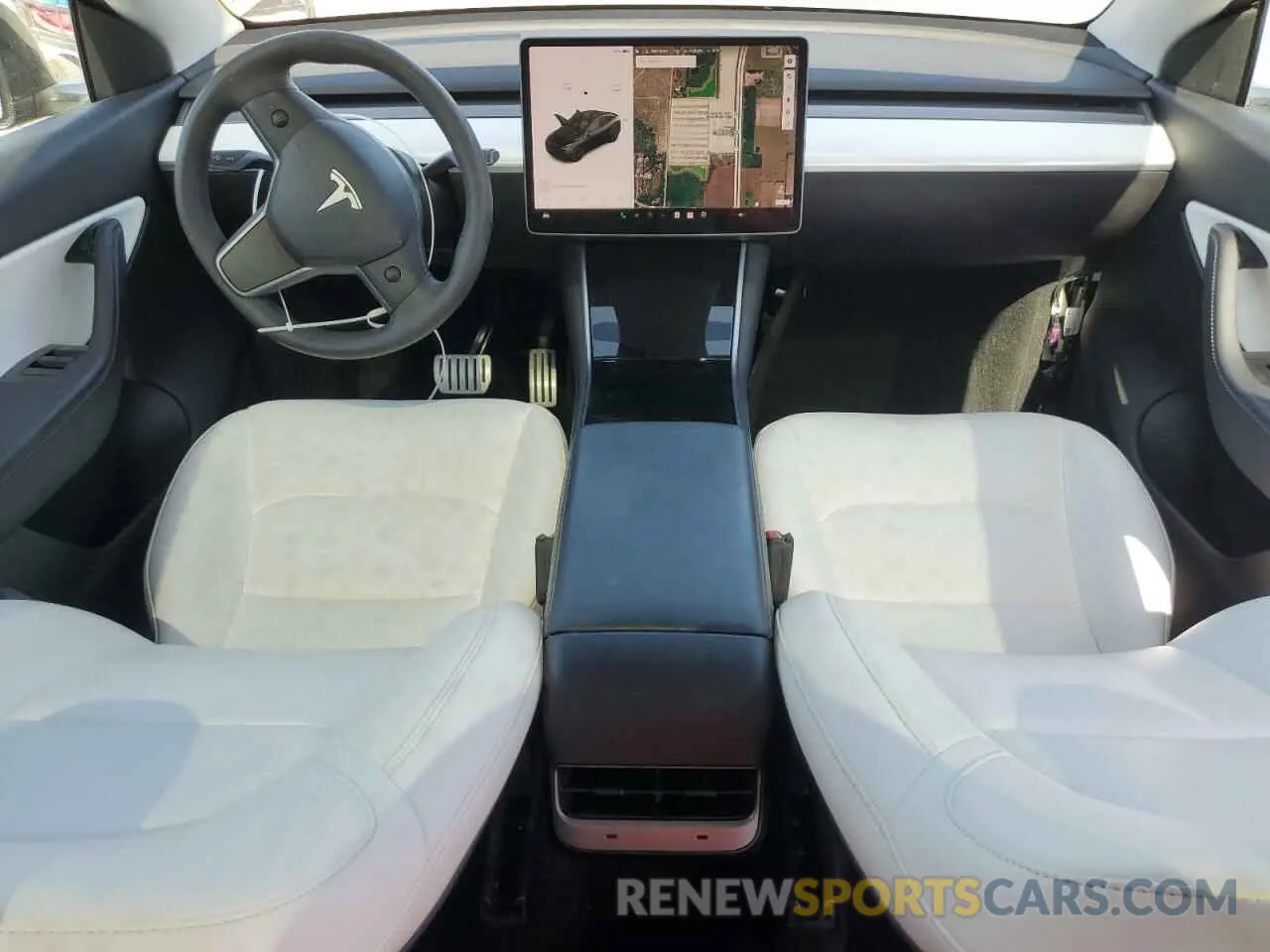 8 Photograph of a damaged car 5YJYGDEF1LF049782 TESLA MODEL Y 2020