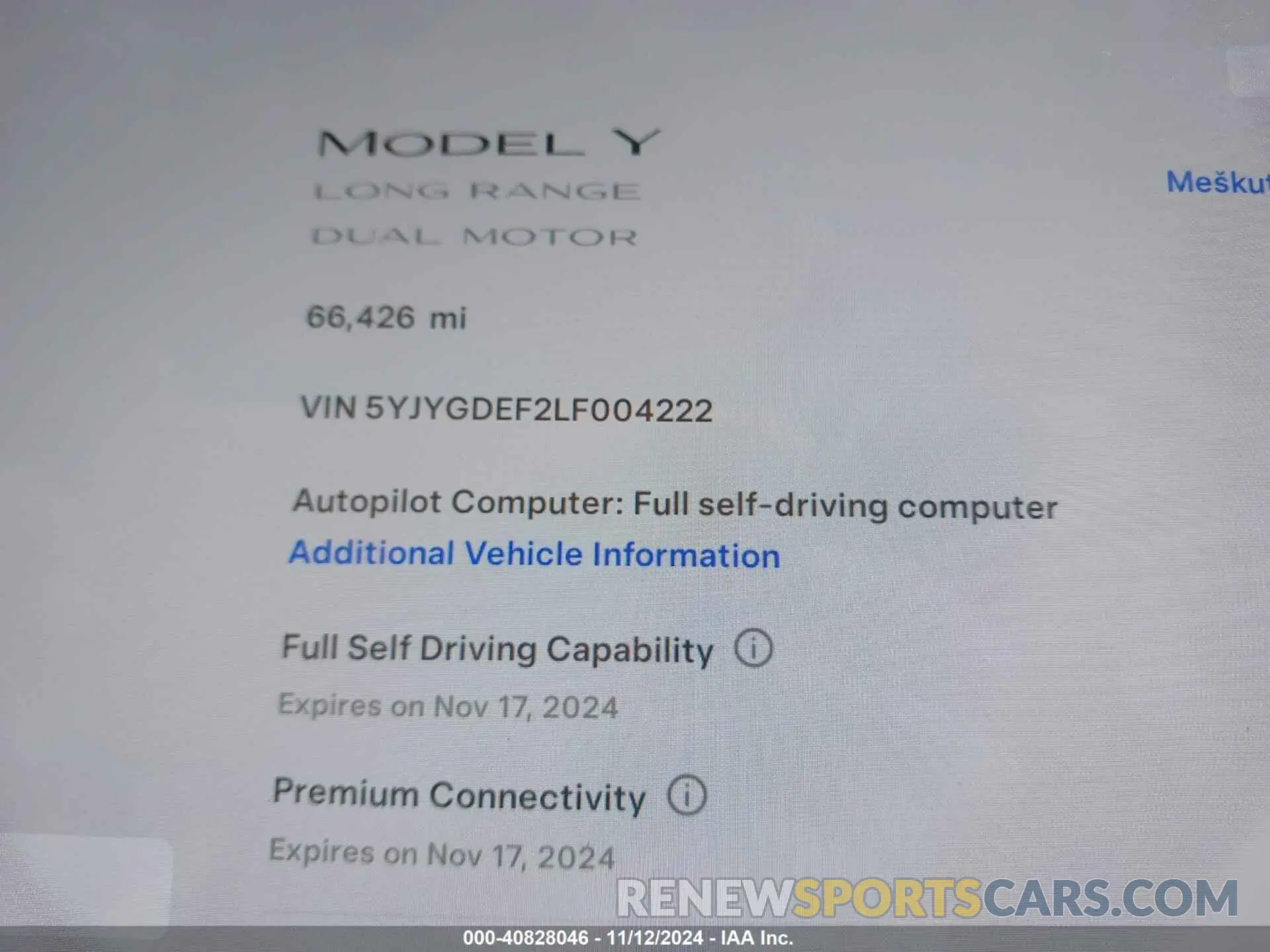7 Photograph of a damaged car 5YJYGDEF2LF004222 TESLA MODEL Y 2020
