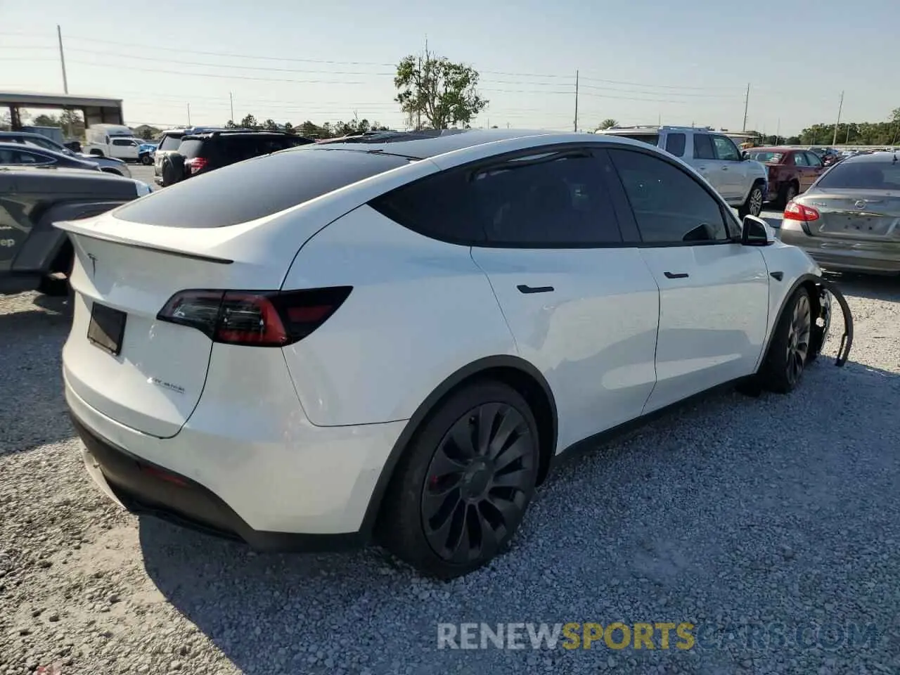 3 Photograph of a damaged car 5YJYGDEF3LF043238 TESLA MODEL Y 2020