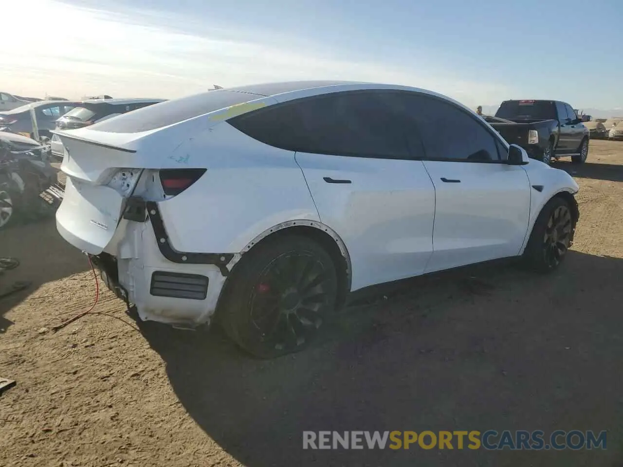 3 Photograph of a damaged car 5YJYGDEF3LF051503 TESLA MODEL Y 2020