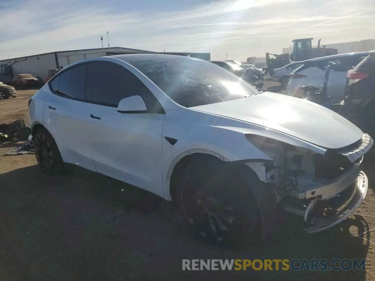 4 Photograph of a damaged car 5YJYGDEF3LF051503 TESLA MODEL Y 2020