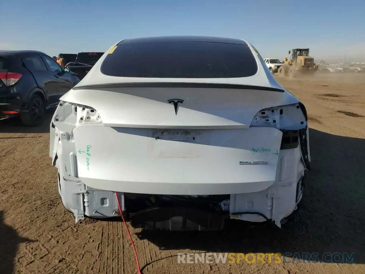 6 Photograph of a damaged car 5YJYGDEF3LF051503 TESLA MODEL Y 2020