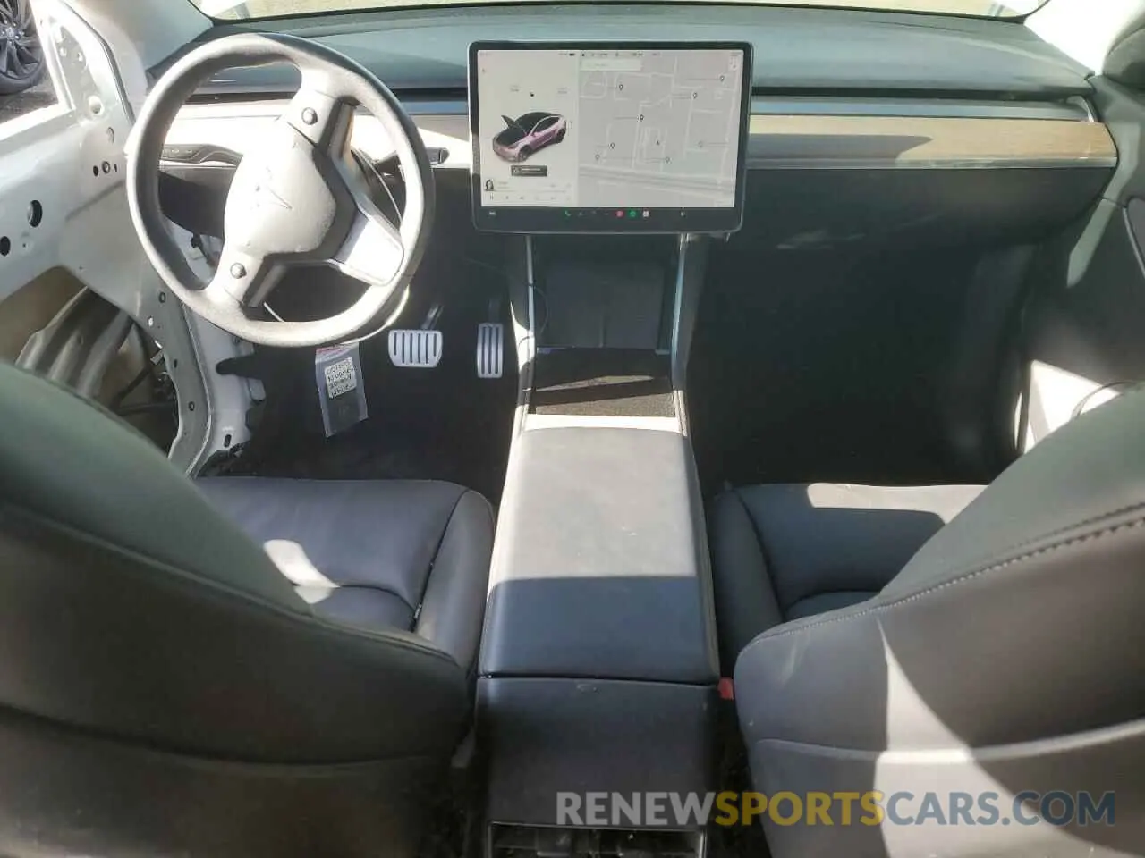8 Photograph of a damaged car 5YJYGDEF3LF051503 TESLA MODEL Y 2020