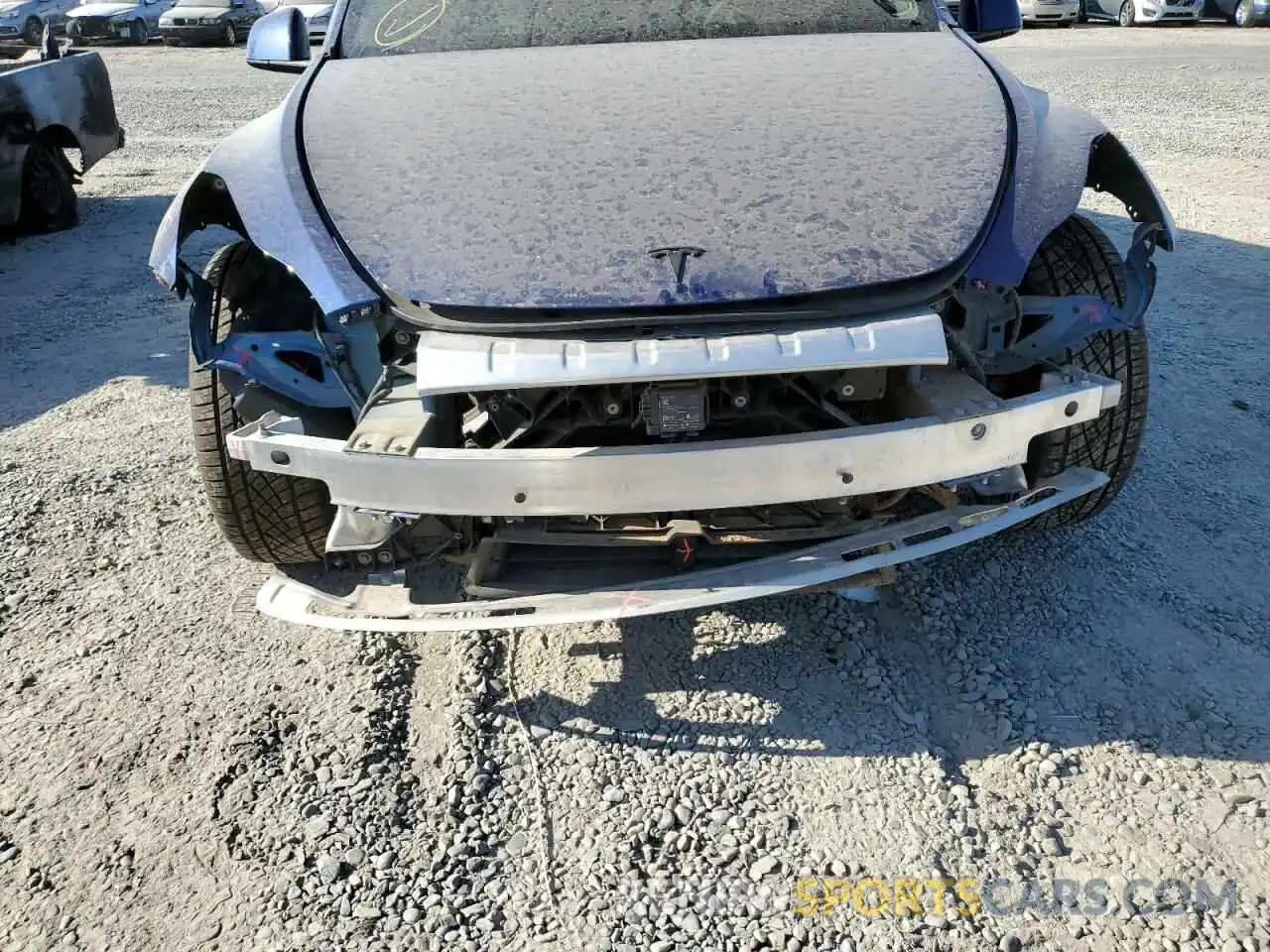 9 Photograph of a damaged car 5YJYGDEF4LF000253 TESLA MODEL Y 2020