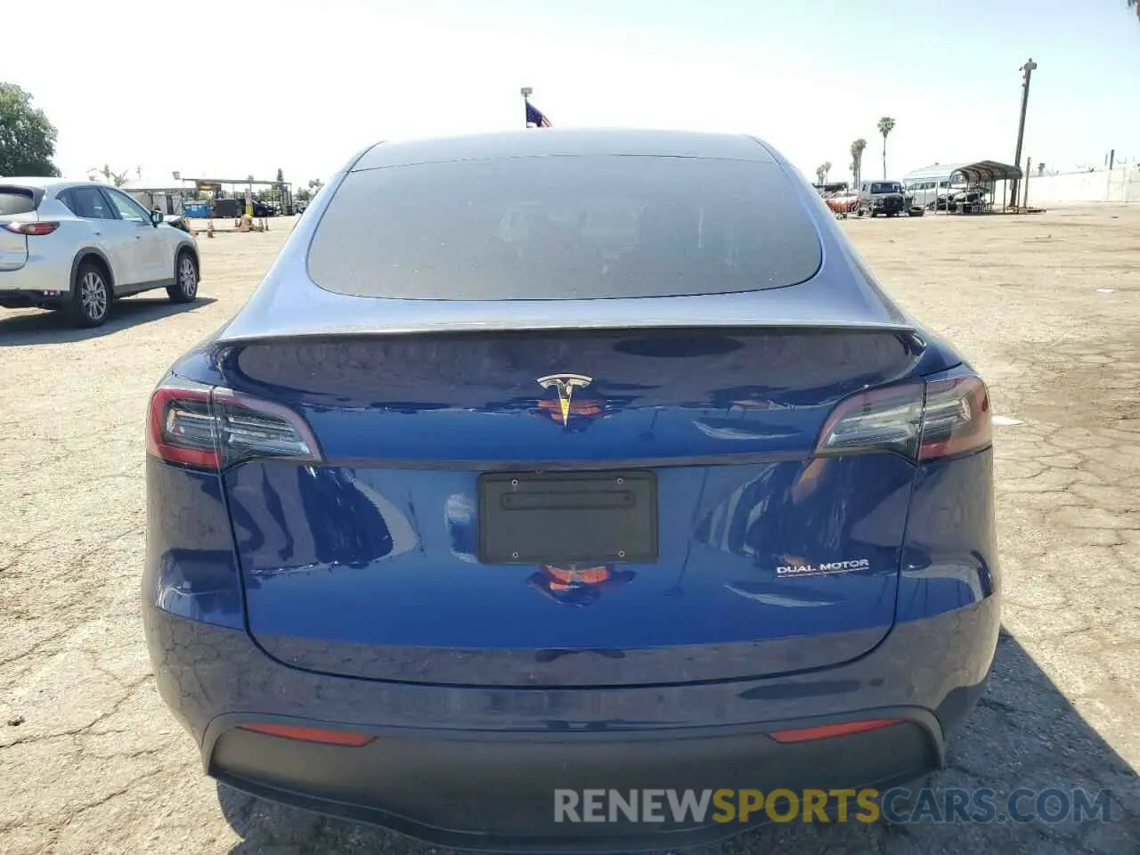 6 Photograph of a damaged car 5YJYGDEF4LF014041 TESLA MODEL Y 2020