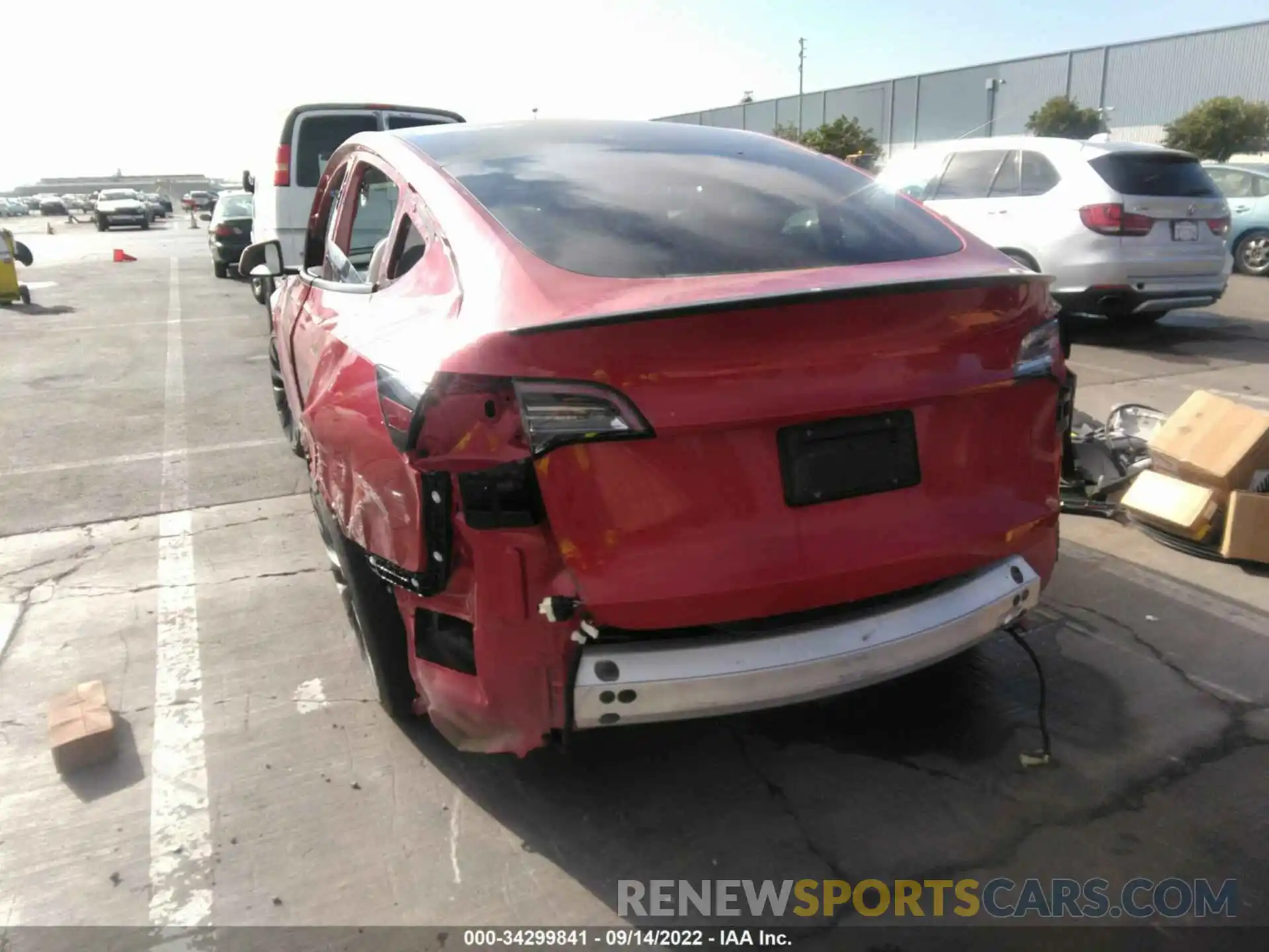 6 Photograph of a damaged car 5YJYGDEF4LF018168 TESLA MODEL Y 2020