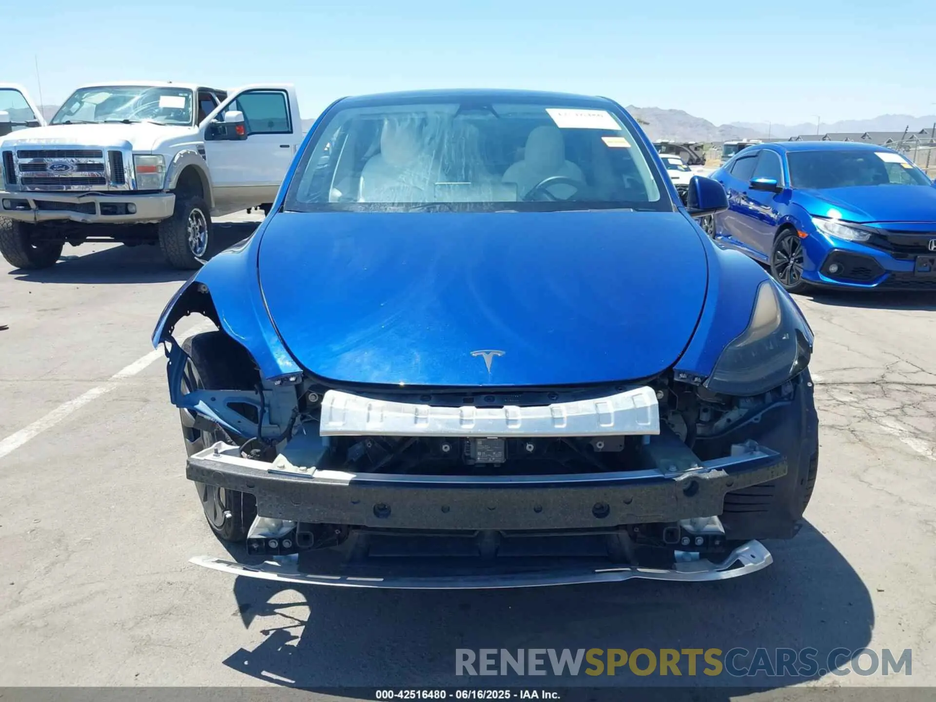12 Photograph of a damaged car 5YJYGDEF4LF034418 TESLA MODEL Y 2020