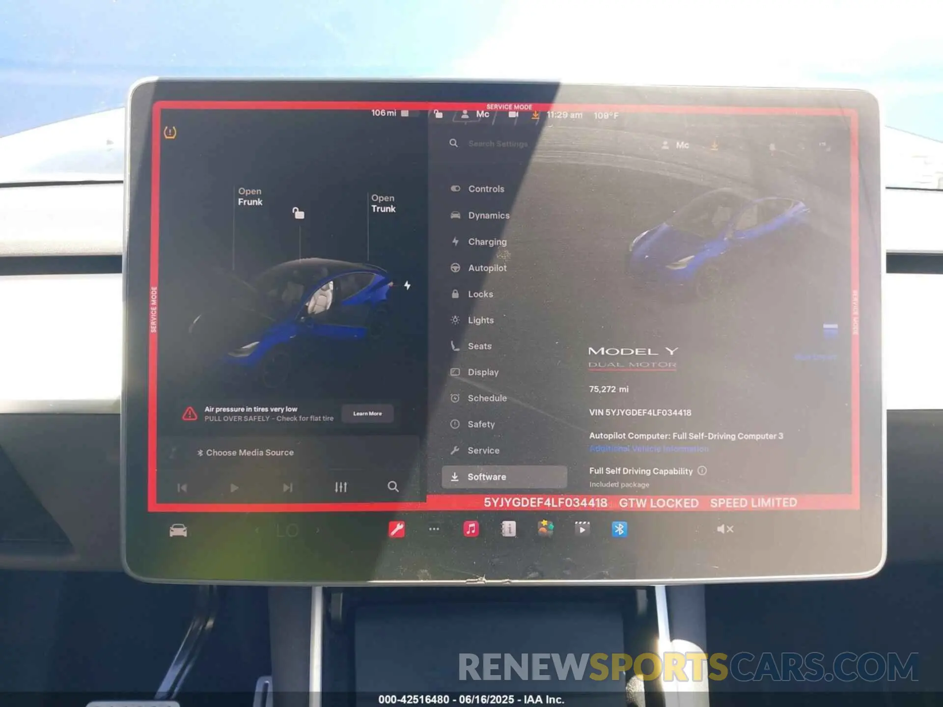 18 Photograph of a damaged car 5YJYGDEF4LF034418 TESLA MODEL Y 2020