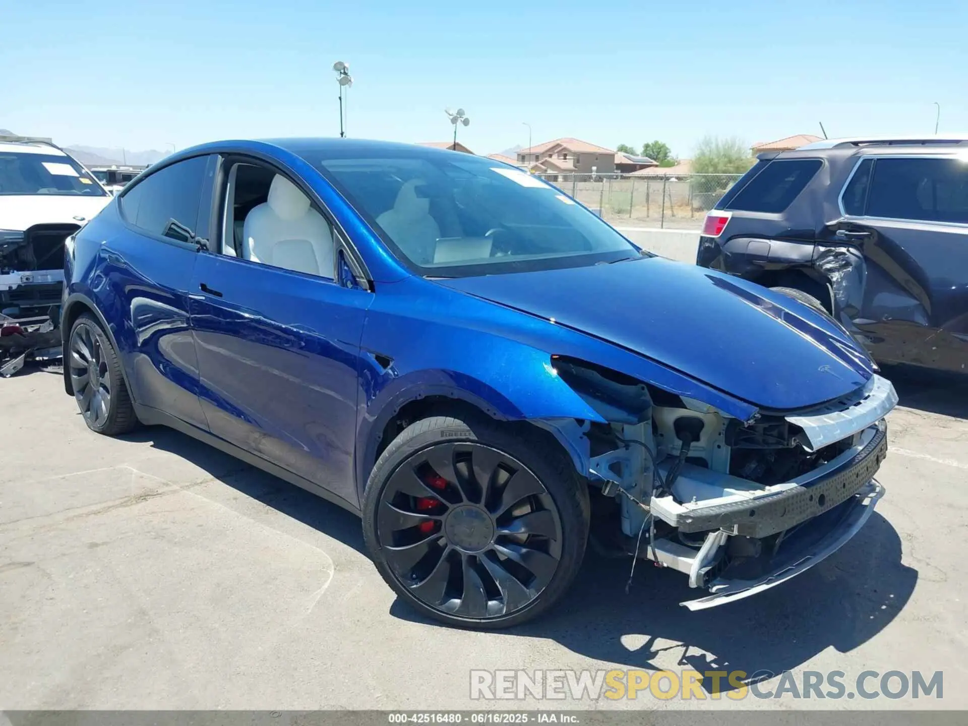 6 Photograph of a damaged car 5YJYGDEF4LF034418 TESLA MODEL Y 2020
