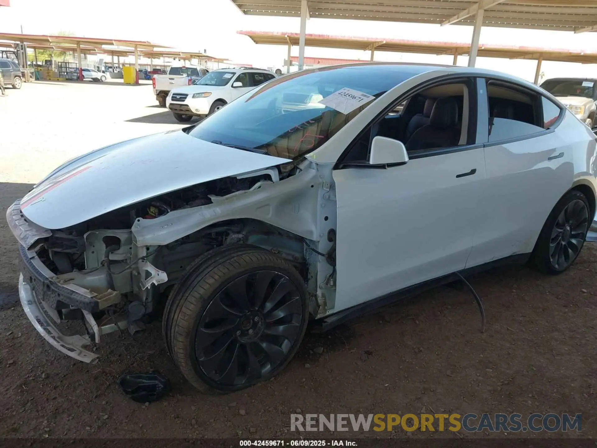 19 Photograph of a damaged car 5YJYGDEF4LF057293 TESLA MODEL Y 2020