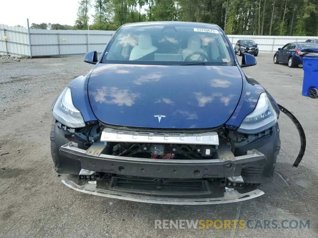 5 Photograph of a damaged car 5YJYGDEF5LF037702 TESLA MODEL Y 2020