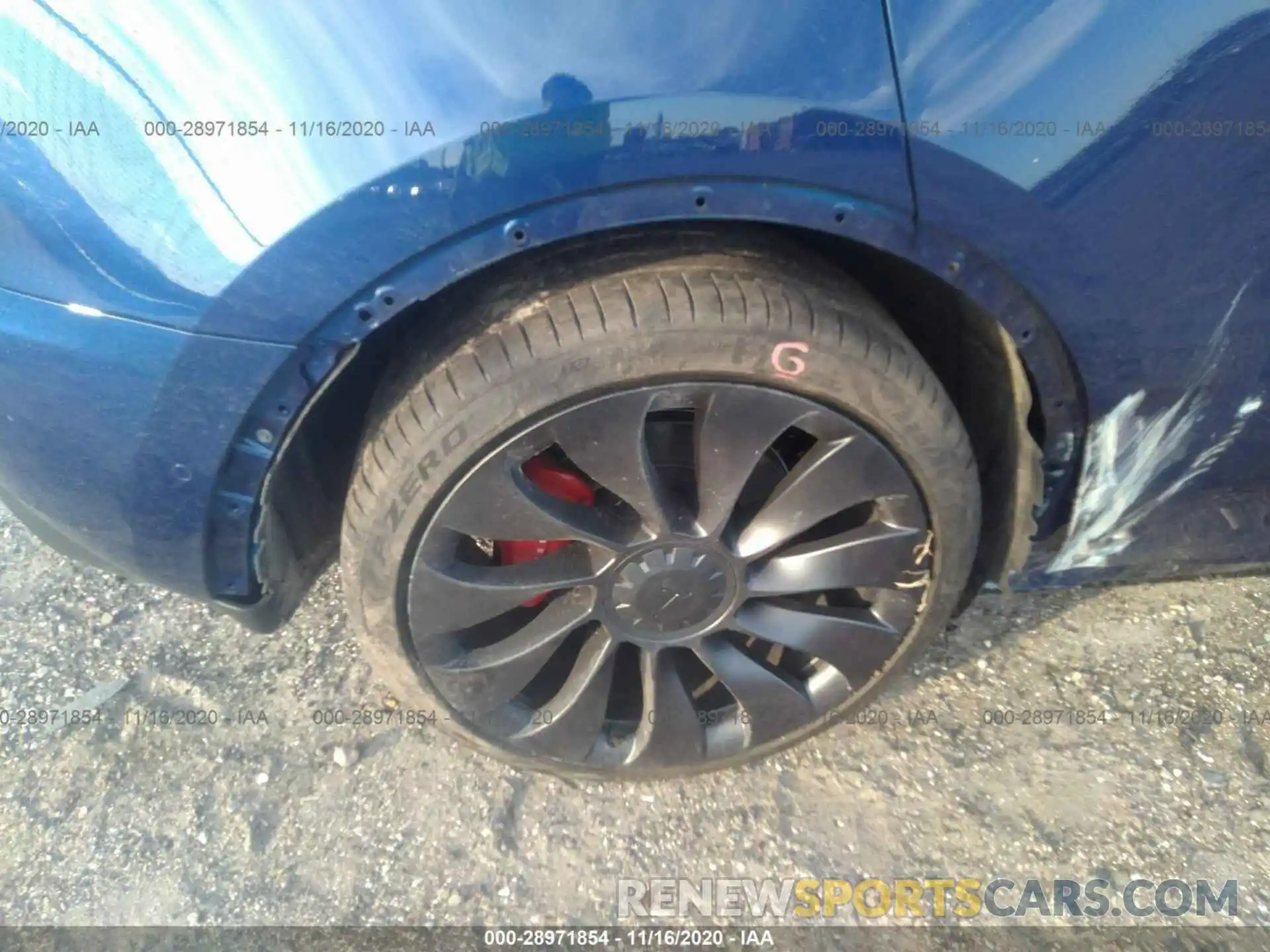 14 Photograph of a damaged car 5YJYGDEF6LF046666 TESLA MODEL Y 2020