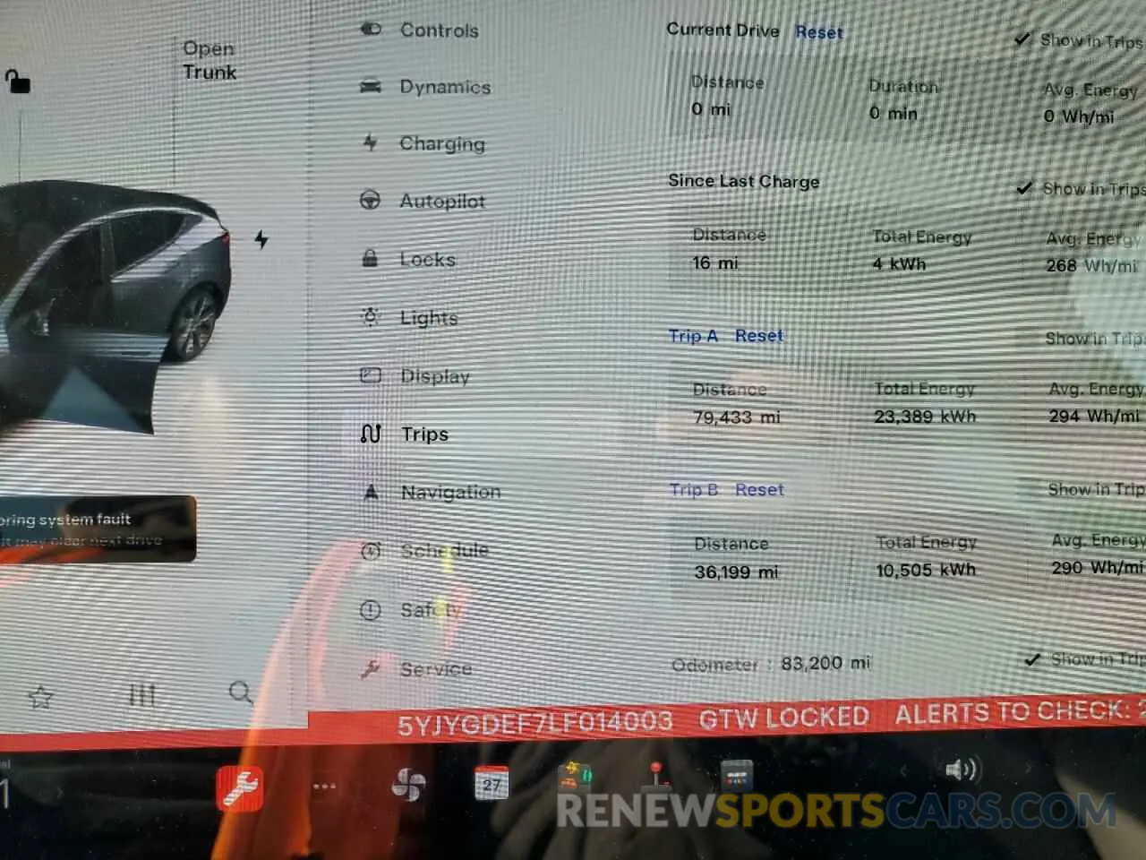 9 Photograph of a damaged car 5YJYGDEF7LF014003 TESLA MODEL Y 2020