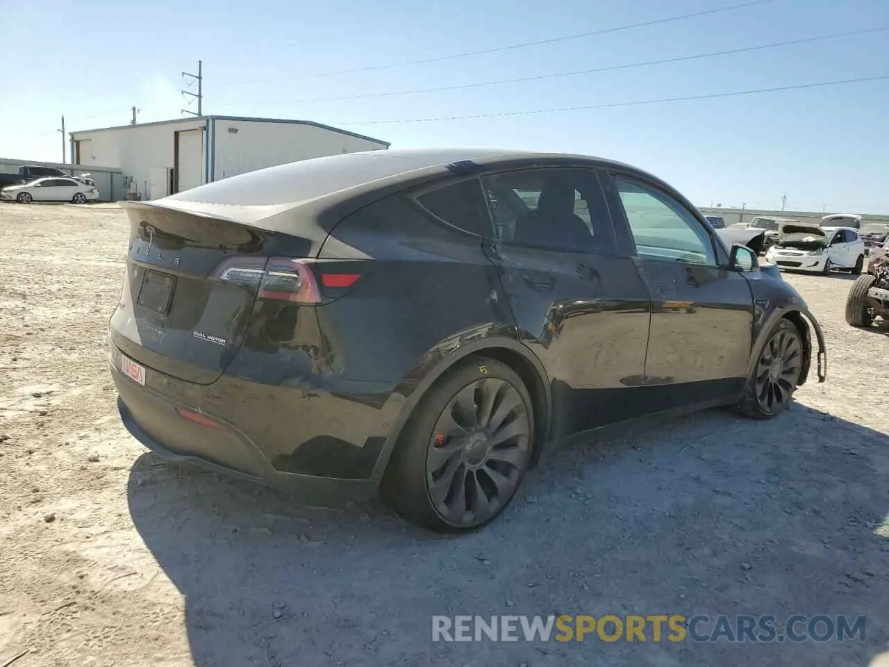 3 Photograph of a damaged car 5YJYGDEF7LF027883 TESLA MODEL Y 2020