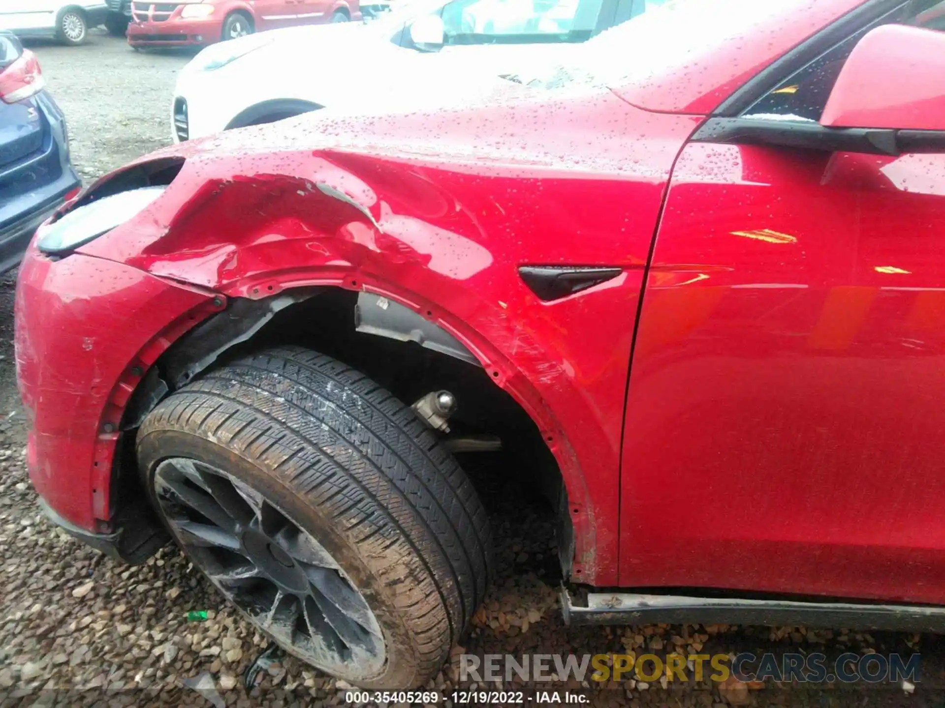 6 Photograph of a damaged car 5YJYGDEF7LF037698 TESLA MODEL Y 2020