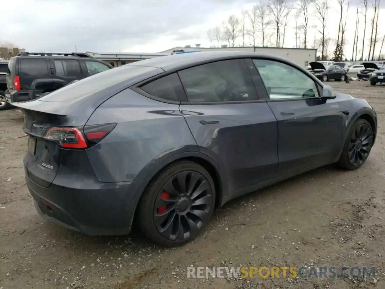 3 Photograph of a damaged car 5YJYGDEF7LF057353 TESLA MODEL Y 2020