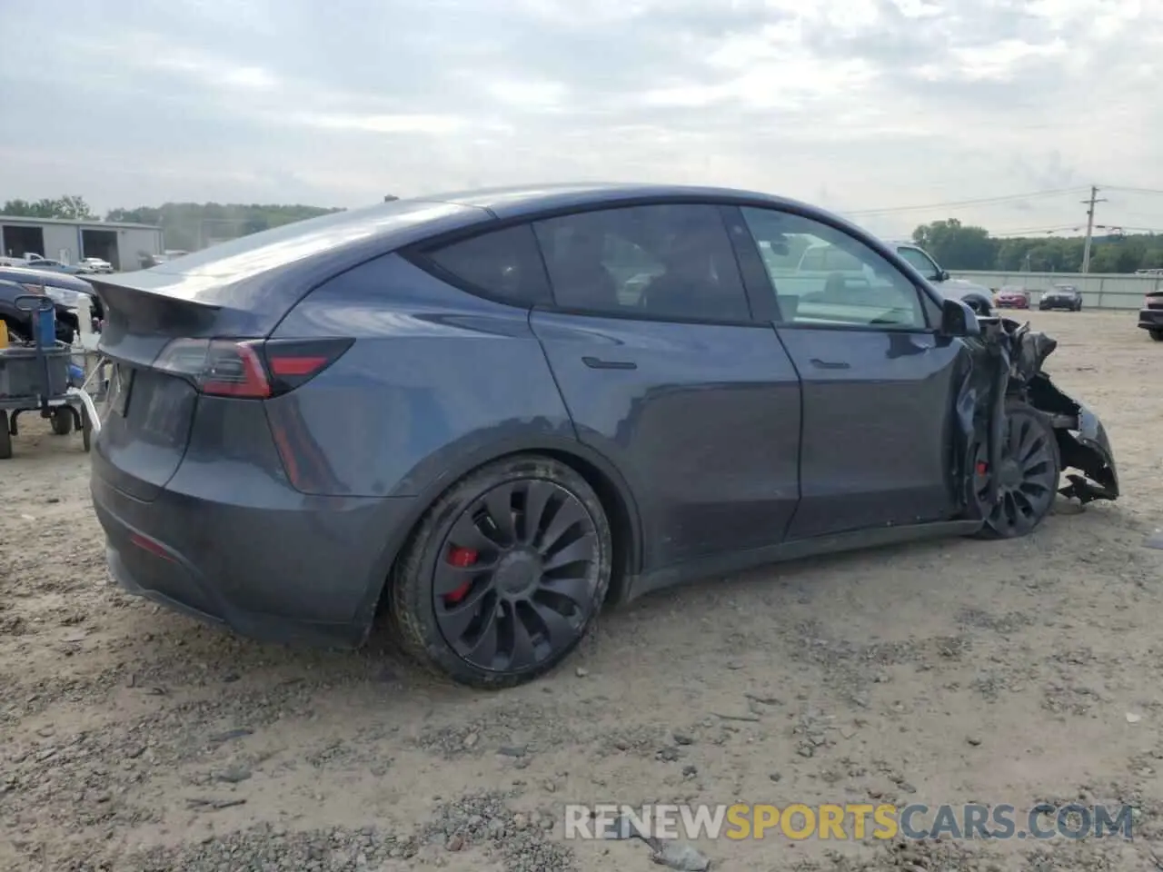 3 Photograph of a damaged car 5YJYGDEF8LF001406 TESLA MODEL Y 2020