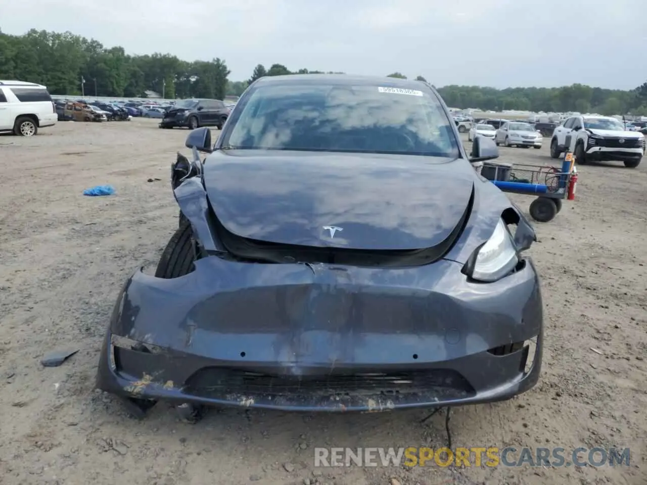 5 Photograph of a damaged car 5YJYGDEF8LF001406 TESLA MODEL Y 2020