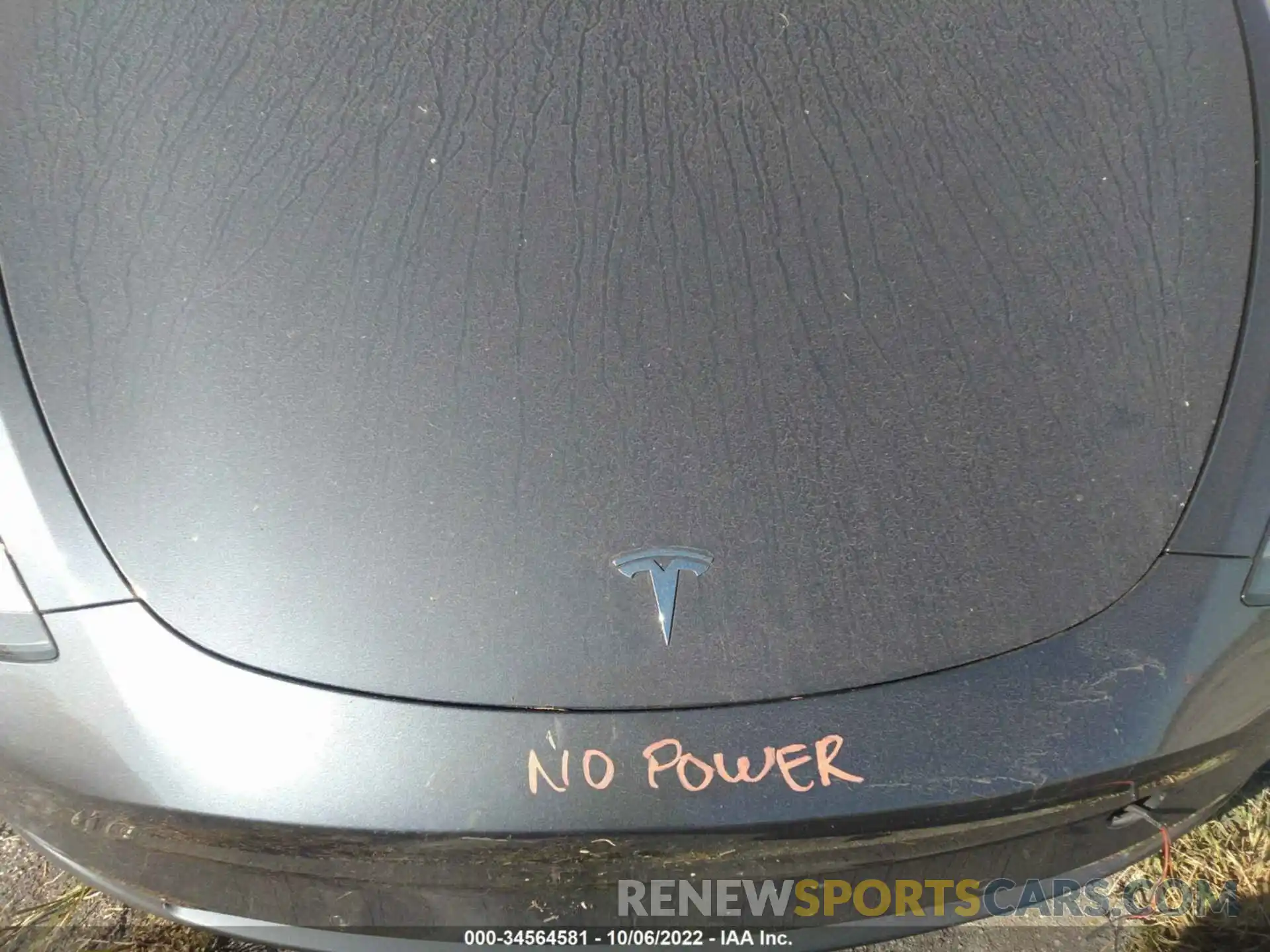 10 Photograph of a damaged car 5YJYGDEF8LF001521 TESLA MODEL Y 2020