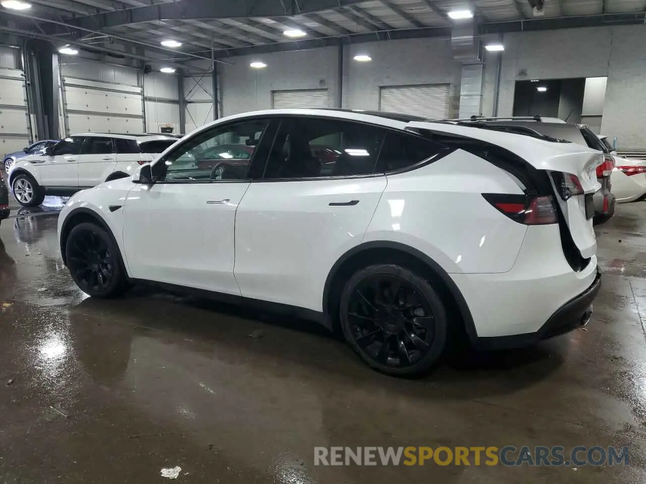 2 Photograph of a damaged car 5YJYGDEF8LF002720 TESLA MODEL Y 2020