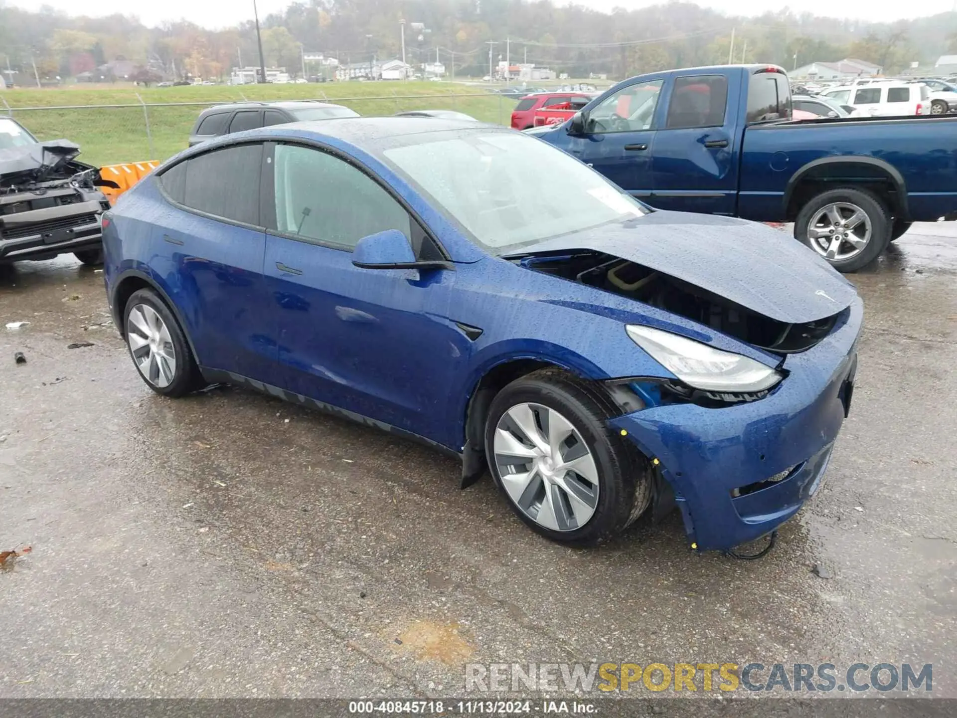 1 Photograph of a damaged car 5YJYGDEF8LF005746 TESLA MODEL Y 2020