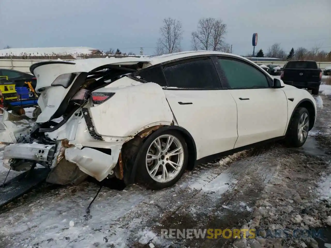 3 Photograph of a damaged car 5YJYGDEF8LF037466 TESLA MODEL Y 2020