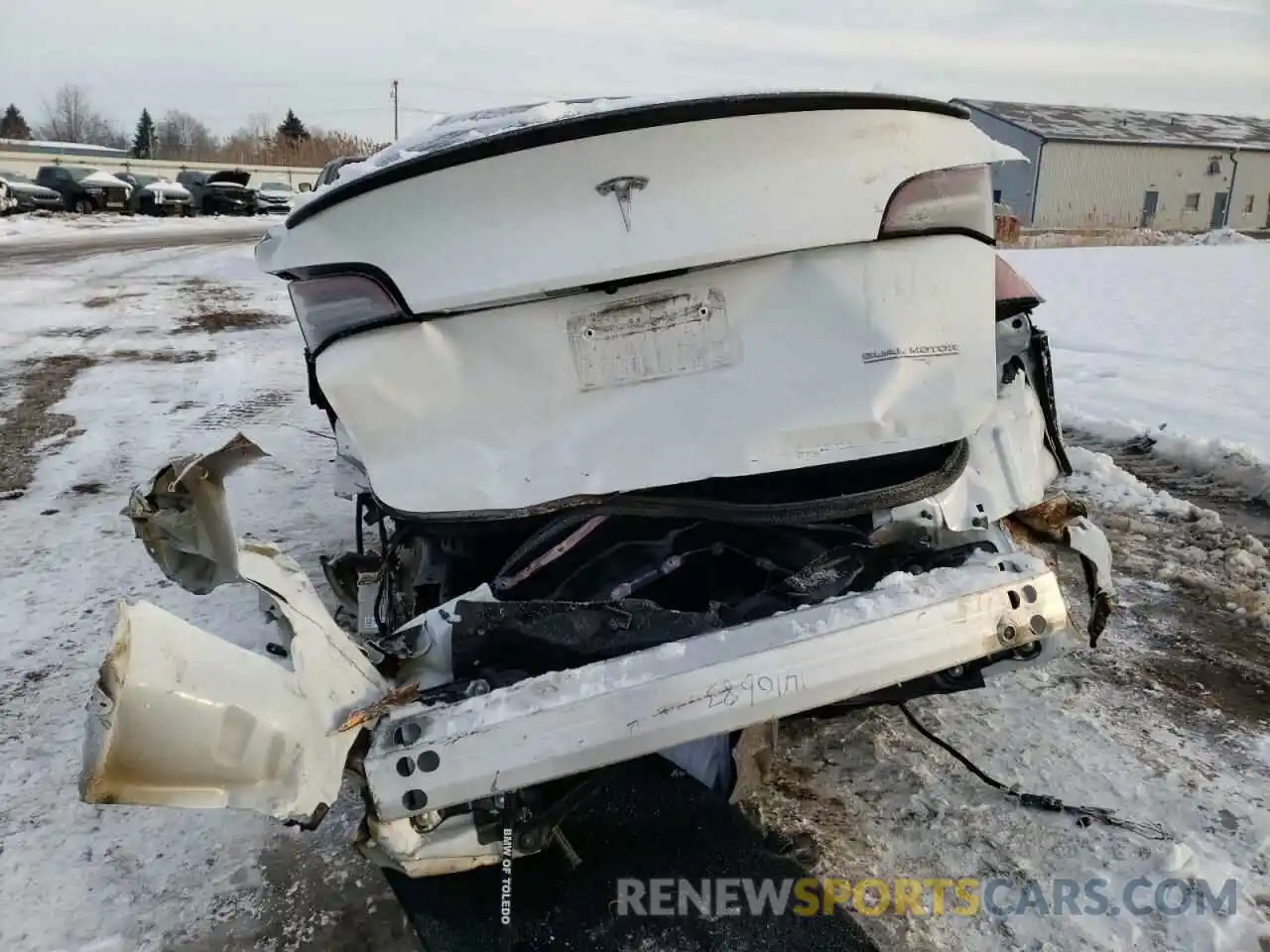 6 Photograph of a damaged car 5YJYGDEF8LF037466 TESLA MODEL Y 2020