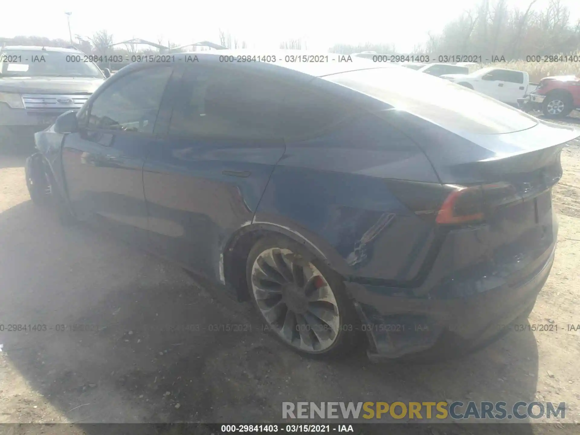 3 Photograph of a damaged car 5YJYGDEF8LF039959 TESLA MODEL Y 2020