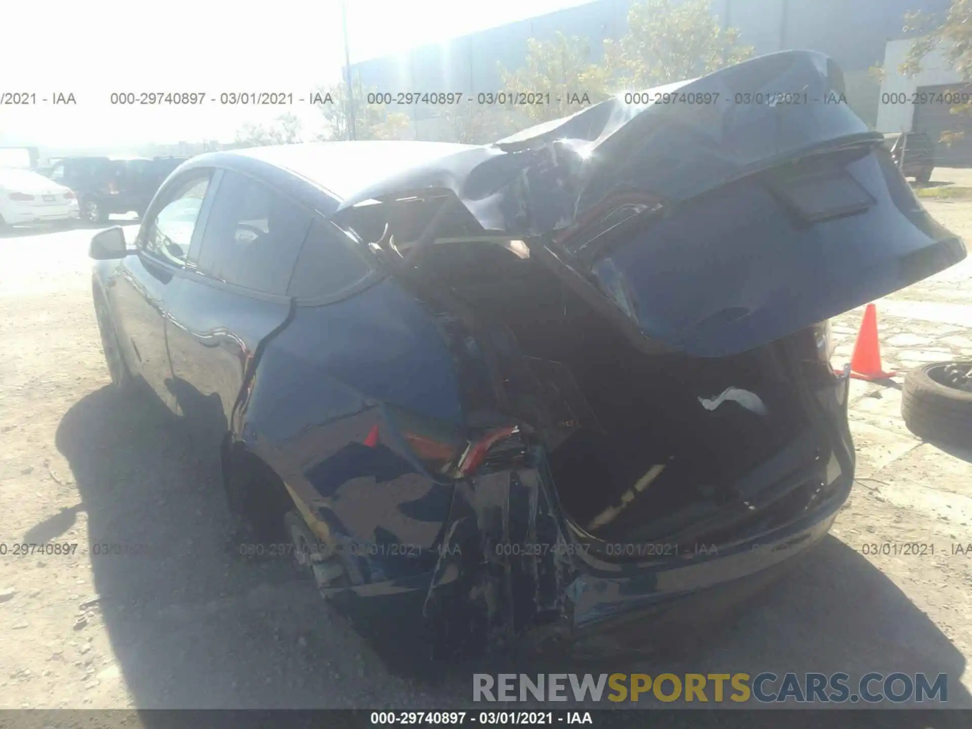 6 Photograph of a damaged car 5YJYGDEF9LF000488 TESLA MODEL Y 2020