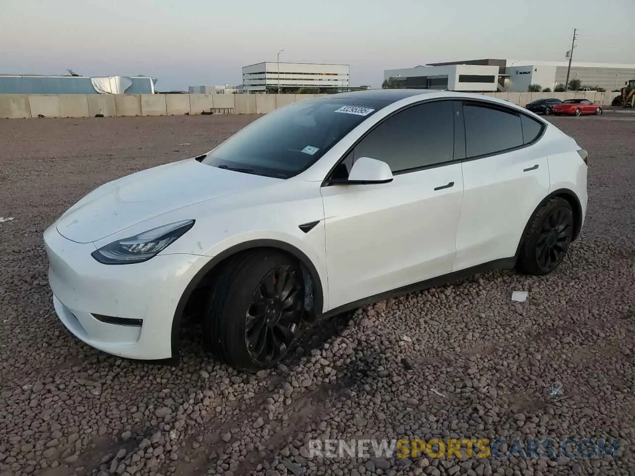 1 Photograph of a damaged car 5YJYGDEF9LF013855 TESLA MODEL Y 2020