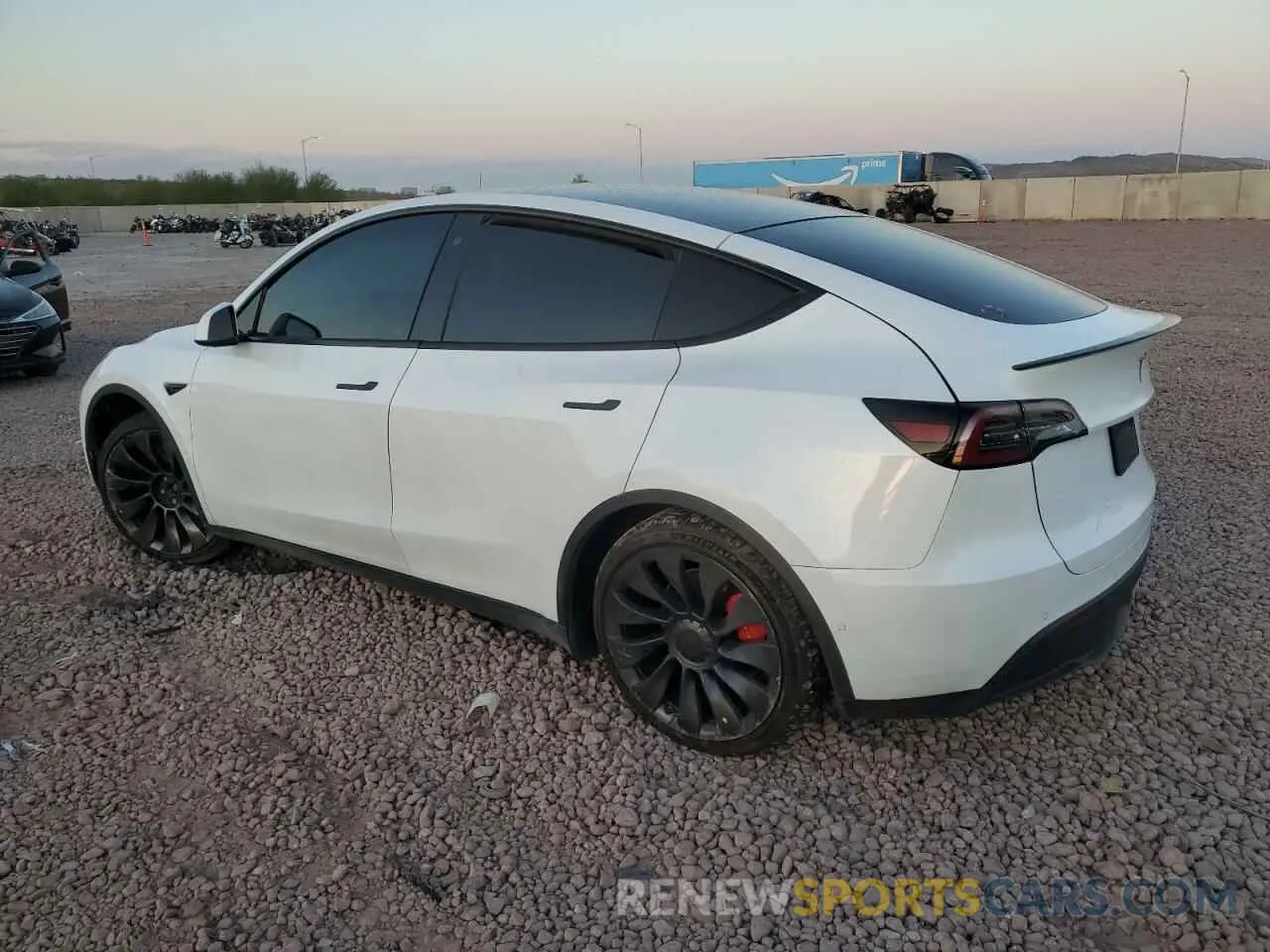 2 Photograph of a damaged car 5YJYGDEF9LF013855 TESLA MODEL Y 2020