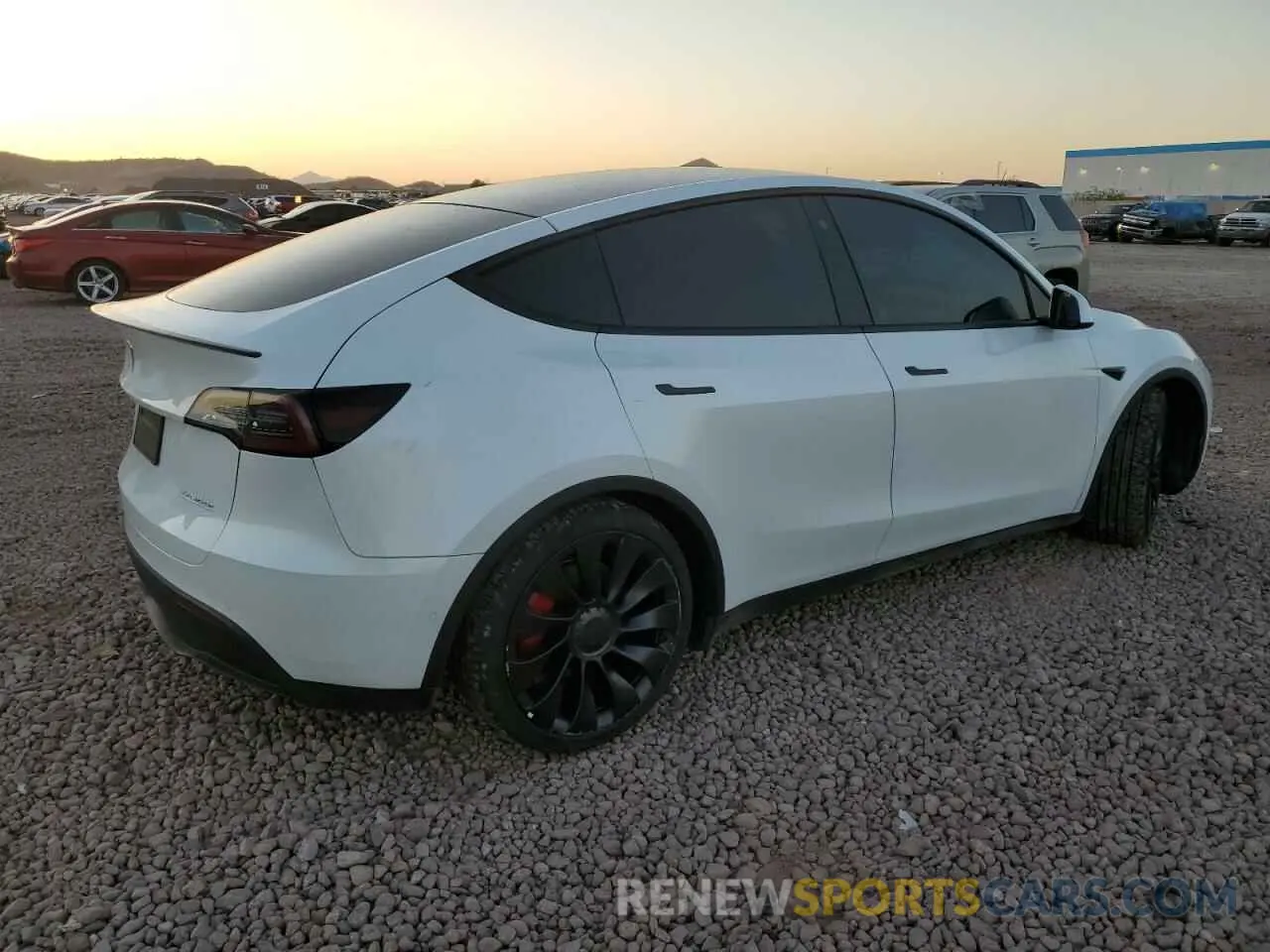 3 Photograph of a damaged car 5YJYGDEF9LF013855 TESLA MODEL Y 2020