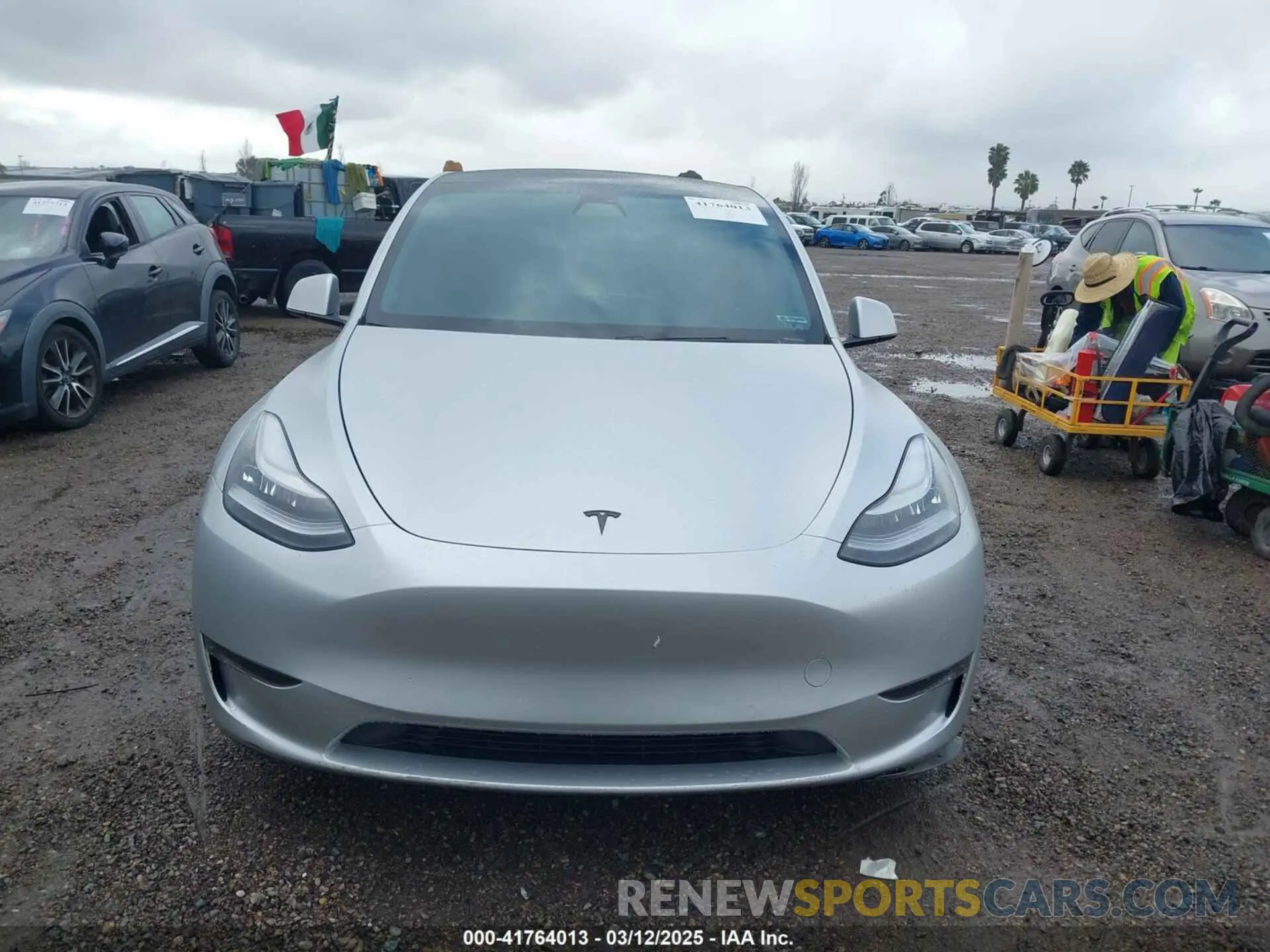12 Photograph of a damaged car 5YJYGDEF9LF038500 TESLA MODEL Y 2020
