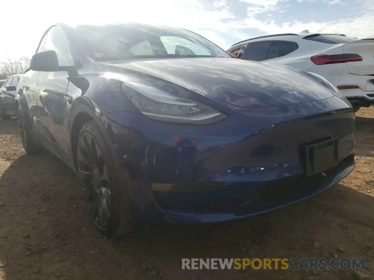 1 Photograph of a damaged car 5YJYGDEF9LF049626 TESLA MODEL Y 2020