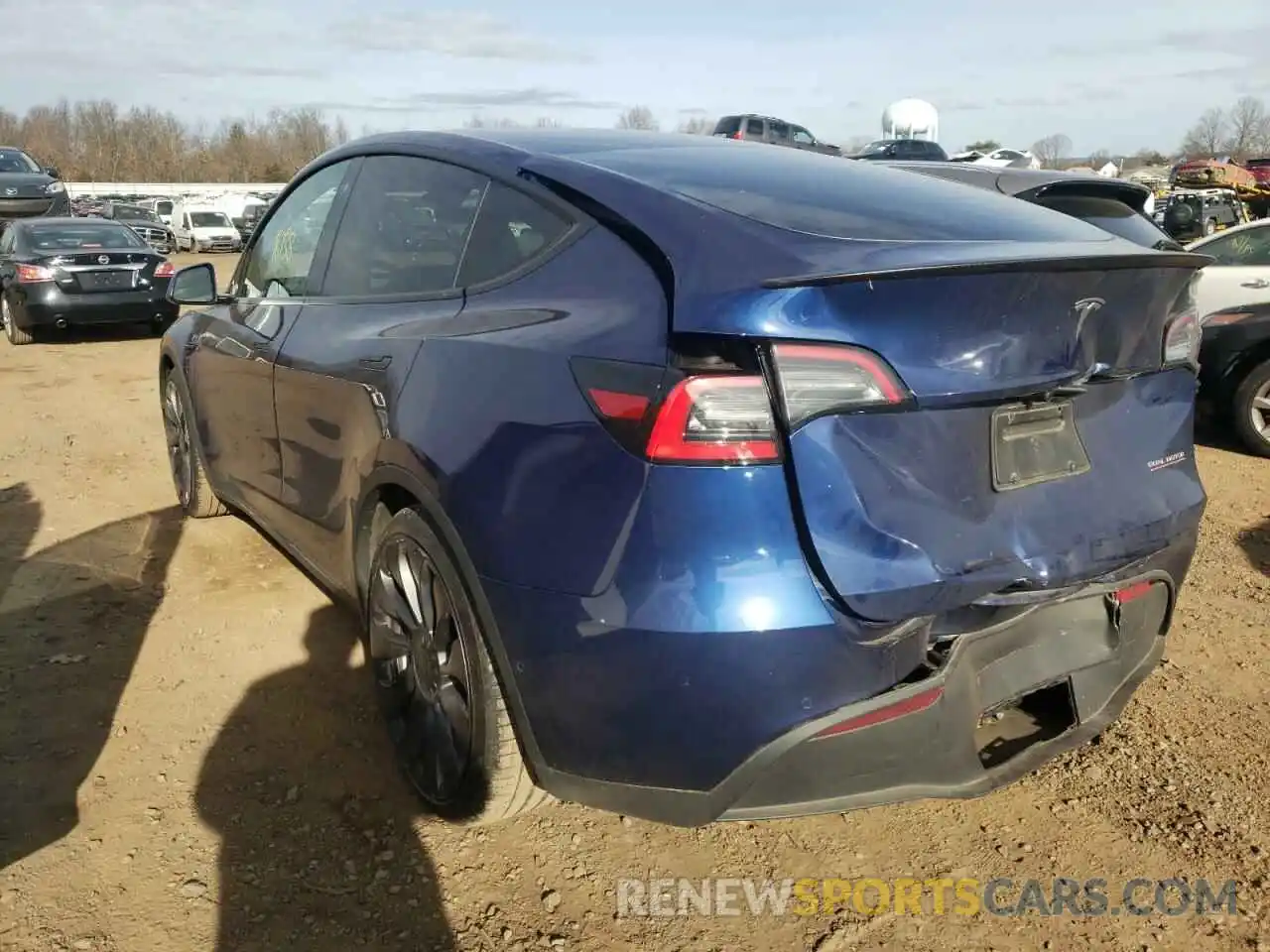 3 Photograph of a damaged car 5YJYGDEF9LF049626 TESLA MODEL Y 2020