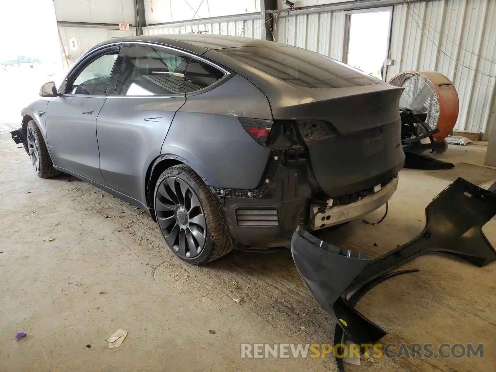 3 Photograph of a damaged car 5YJYGDEFXLF000287 TESLA MODEL Y 2020